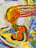 Going West 2014 46x58 - Huge - Mixed Media on Canvas Original Painting by Giora Angres - 4
