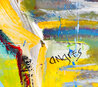 Going West 2014 46x58 - Huge - Mixed Media on Canvas Original Painting by Giora Angres - 5