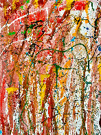 Mariposas 2021 48x60 (Butterflies) Original Painting by Giora Angres - 3 Mariposas 2021 48x60 (Butterflies) Original Painting by Giora Angres - 3
