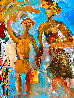 Clambake 2012 48x58 Huge Original Painting by Giora Angres - 2