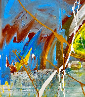 Nice Bouquet 2022 48x60 Huge Original Painting by Giora Angres - 4 Nice Bouquet 2022 48x60 Huge Original Painting by Giora Angres - 4