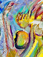 Reach For the Stars 2004 60x46 Huge Original Painting by Giora Angres - 3