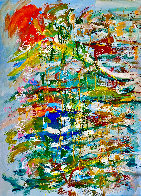 Transparency 2015 48x60 Huge Original Painting by Giora Angres - 0 Transparency 2015 48x60 Huge Original Painting by Giora Angres - 0