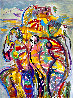 Celebrating Mom 2015 48x60 Huge Original Painting by Giora Angres - 0