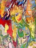 Sunshower 2015 -  62x46 Original Painting by Giora Angres - 2