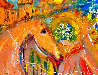 Horse  Love 2017 40x56 Huge Original Painting by Giora Angres - 2