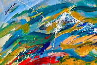 Sail Away 2015 48x60 Huge 3-D Texture Original Painting by Giora Angres - 1 Sail Away 2015 48x60 Huge 3-D Texture Original Painting by Giora Angres - 1