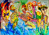 South Beach 2022 46x60 Huge - Miami, Florida - Spring Break Original Painting by Giora Angres - 1