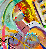 South Beach 2022 46x60 Huge - Miami, Florida - Spring Break Original Painting by Giora Angres - 3