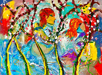 You Are My Sunshine 2018 48x60 - Huge Original Painting - Giora Angres You Are My Sunshine 2018 48x60 - Huge Original Painting - Giora Angres