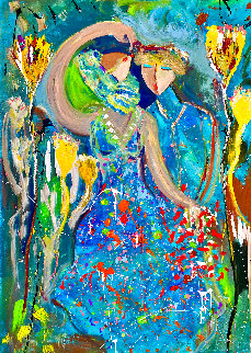 Prom  Day 2014 60x46 - Huge Original Painting - Giora Angres