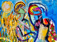 Sizzling Hot Love 2018 32x46 Original Painting by Giora Angres - 0 Sizzling Hot Love 2018 32x46 Original Painting by Giora Angres - 0