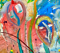 Bali Hai Love 2005 46x60 - Huge Original Painting by Giora Angres - 1 Bali Hai Love 2005 46x60 - Huge Original Painting by Giora Angres - 1