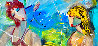 Angel in the Clouds 2019 60x46 - Huge Original Painting by Giora Angres - 1 Angel in the Clouds 2019 60x46 - Huge Original Painting by Giora Angres - 1