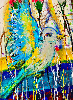 Our Bird 2020 46x60 - Huge Original Painting by Giora Angres - 3