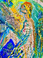 Flying High 2014 58x46 - Huge Original Painting by Giora Angres - 2 Flying High 2014 58x46 - Huge Original Painting by Giora Angres - 2