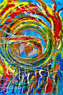 Lovesick 2017 60x46 Huge Original Painting - Giora Angres Lovesick 2017 60x46 Huge Original Painting - Giora Angres