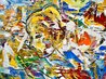 Dreamscape 62x44 - Mixed Media on Canvas - Huge Original Painting by Giora Angres - 2