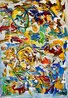 Dreamscape 62x44 - Mixed Media on Canvas - Huge Original Painting by Giora Angres - 1