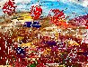 Red Coral 40x60 - Huge - Maui, Hawaii Original Painting by Giora Angres - 1