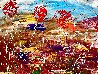 Red Coral 40x60 - Huge - Maui, Hawaii - Maui Divers Original Painting by Giora Angres - 1