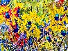 Sunflower Valley 2021 46x60 - Huge Original Painting by Giora Angres - 2