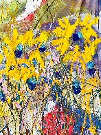 Sunflower Valley 2021 46x60 - Huge Original Painting by Giora Angres - 3