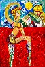 Luna Dancer 2014 60x46 - Huge Original Painting by Giora Angres - 1
