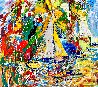Tropical Paradise 2014 40x44 - Huge Original Painting by Giora Angres - 1