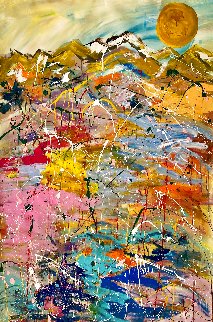 Mammoth 62x42 - Huge - California Original Painting - Giora Angres Mammoth 62x42 - Huge - California Original Painting - Giora Angres