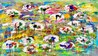 Giverny 36x60 - Mixed Media on Canvas - Huge - France Original Painting by Giora Angres - 1