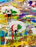 Giverny 36x60 - Mixed Media on Canvas - Huge - France Original Painting by Giora Angres - 3