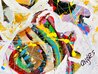 Mardi Gras - New Orleans 2018 44x60 - Huge - Fat Tuesday Original Painting by Giora Angres - 4