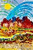 Santa Fe Landscape 62x42 - Huge - New Mexico Original Painting by Giora Angres - 1