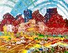 Santa Fe Landscape 62x42 - Huge - New Mexico Original Painting by Giora Angres - 2