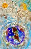 Save the Planet Series: Earth Angel 2016 60x44 - Huge Original Painting by Giora Angres - 0