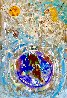 Save the Planet Series: Earth Angel 2016 60x44 - Huge Original Painting by Giora Angres - 1