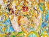 Sunflower Morning 2016 60x44 - Huge Original Painting by Giora Angres - 2