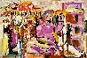 Jerusalem 2017 42x60 - Huge - Israel Original Painting by Giora Angres - 1