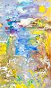 Wishing Pool  2016 62x38 - Huge Original Painting by Giora Angres - 0
