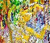 Chasing Butterflies 2017 43x62 - Huge Original Painting by Giora Angres - 2