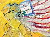 4th of July 2023 46x62 - Huge Original Painting by Giora Angres - 3