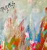 Fireweed 2023 60x38 - Huge Original Painting by Giora Angres - 4