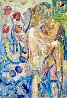 Holiday in Cannes 60x44 - France Original Painting by Giora Angres - 1