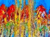 Brush Fire 2023 42x62 - Huge Original Painting by Giora Angres - 2