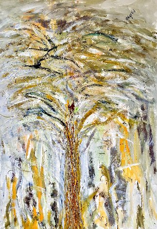 Tree Hugger 2023 50x46 Original Painting - Giora Angres
