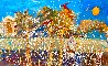 Sunday in the Park 40x62 - Huge - San Diego, California Original Painting by Giora Angres - 1