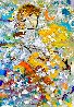 Bubbles Up 2023 42x32 - Huge - Jimmy Buffet Original Painting by Giora Angres - 1