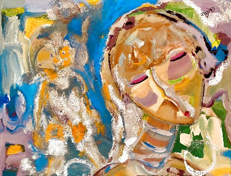 Love John Lennon 2016 32x42 - Huge Original Painting - Giora Angres
