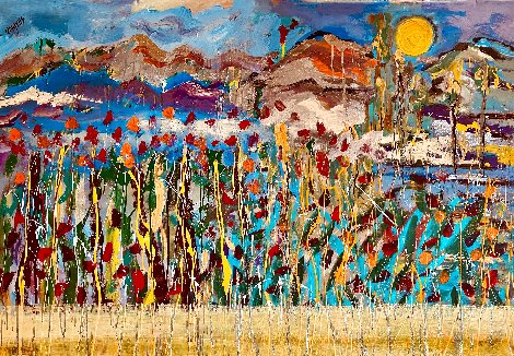 Spring Bloom 2021 45x62 - Huge Original Painting - Giora Angres